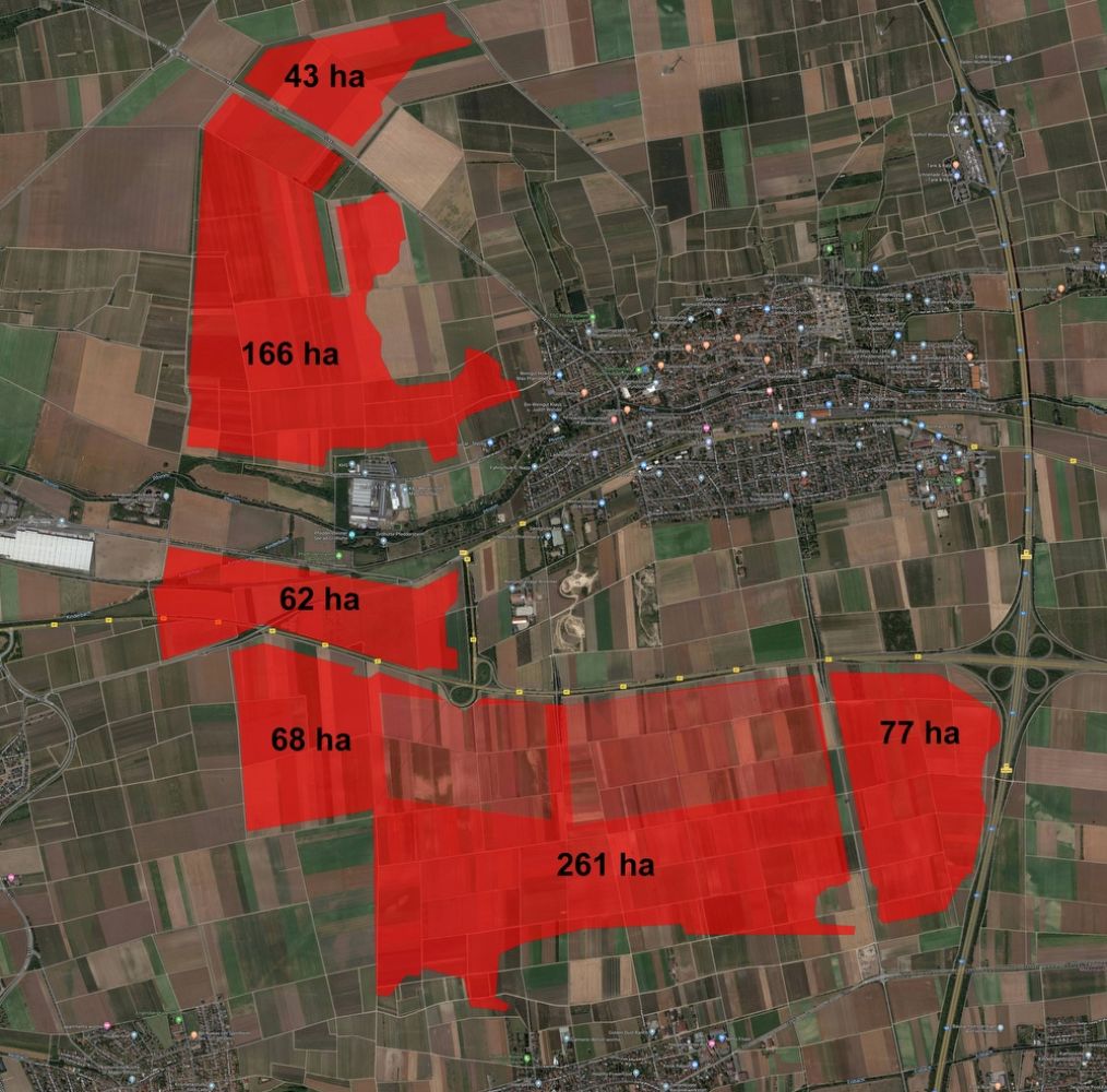 Suchraum Gewerbeflächen zwischen Pfeddersheim-Heppenheim und Flörsheim-Dalsheim